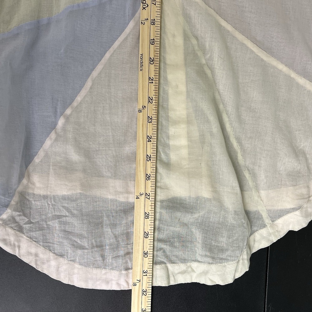 Free People Button-Up Top or Coverup Size XS Oversized Beachy Boho Rainbow Rays - Picture 10 of 11